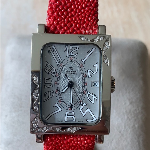 Officina Del Tempo Red Stingray Watch - Picture 2 of 7